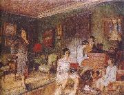 Edouard Vuillard Mrs Olga with her children USA oil painting artist